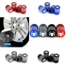 Load image into Gallery viewer, 4pcs Spiderman Logo Tire Valve Caps
