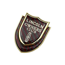 Load image into Gallery viewer, Lincoln Logo Owners Club Shield Emblem Sticker
