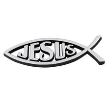 Load image into Gallery viewer, JESUS Fish Car Emblem Sticker
