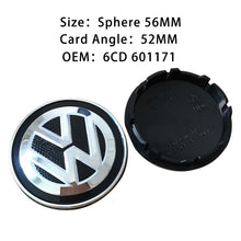 Load image into Gallery viewer, 4Pcs Volkswagen 56mm 65mm Wheel Center Caps
