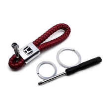 Load image into Gallery viewer, Keychain Leather+Metal For Honda
