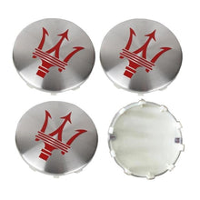 Load image into Gallery viewer, 4pcs 60mm Maserati Logo Wheel Center Caps
