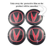 Load image into Gallery viewer, 4pcs 56 mm Acura Wheel Center Stickers
