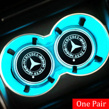 Load image into Gallery viewer, 2pcs Mercedes-Benz Led Cup Holder Mat Pad
