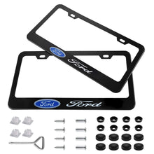 Load image into Gallery viewer, 2pcs Ford License Plate Frames with Screw Caps
