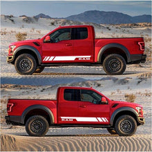 Load image into Gallery viewer, 2pcs Dodge Ram Side Stripes Decals
