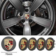 Load image into Gallery viewer, 4pcs Prosche LOGO Wheel Center Caps
