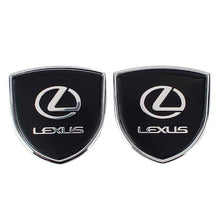 Load image into Gallery viewer, 2pcs Lexus Logo Shield Emblems
