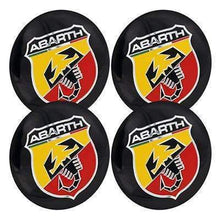 Load image into Gallery viewer, 4pcs 56.5 mm Fiat Scorpion Abarth Emblem Wheel Center Hub Caps Stickers
