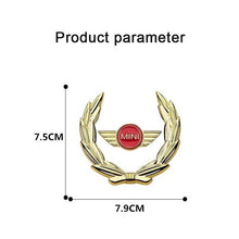 Load image into Gallery viewer, Mini Сooper Wreath Emblem Sticker
