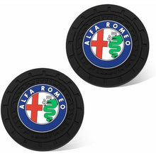 Load image into Gallery viewer, 2pcs Alfa Romeo Logo Auto Cup Holder Mats
