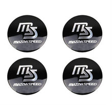 Load image into Gallery viewer, 4pcs 56.5mm MS Mazdaspeed Wheel Center Stickers for Mazda
