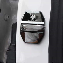 Load image into Gallery viewer, 4pcs Maserati Logo Door Lock Cover for Ghibli Levante Quattroporte
