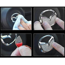 Load image into Gallery viewer, Rhinestone Steering Wheel Emblem Sticker
