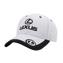 Load image into Gallery viewer, Lexus Logo Baseball Cap White Black
