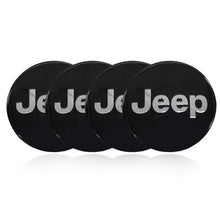 Load image into Gallery viewer, 4pcs 56.5mm Jeep Logo Wheel Center Stickers
