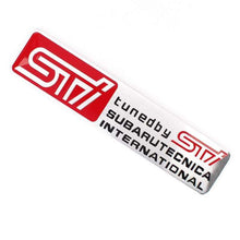 Load image into Gallery viewer, Aluminium Alloy Sticker for Subaru STI
