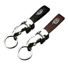Load image into Gallery viewer, Leopard Head KIA Logo Keychain
