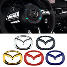 Load image into Gallery viewer, Car Steering Wheel Emblem Sticker for Mazda 3 Axela 2 Speed 6 Atenza MX5 323 CX5 CX30 CX3 CX7 CX9 RX8 RX7 626 Badge Accessories
