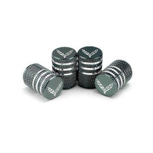 Load image into Gallery viewer, 4pcs Chevrolet Corvette Logo Tire Valve Caps
