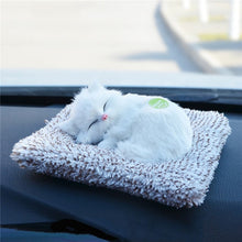 Load image into Gallery viewer, Cat Bamboo Charcoal Car Ornaments
