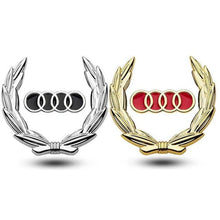 Load image into Gallery viewer, Audi Wreath Emblem Sticker
