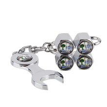 Load image into Gallery viewer, Mercedes Benz AMG Tire Valve Caps with KeyChain
