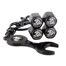 Load image into Gallery viewer, 4pcs Holden Black Wheel Tire Valve Caps Covers+Keychain
