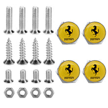 Load image into Gallery viewer, 4pcs License Plate Screws for Ferrari Frame
