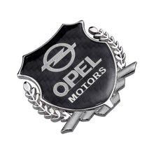 Load image into Gallery viewer, Opel Motors Carbon Shield Logo Emblem
