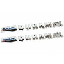 Load image into Gallery viewer, 2Pcs Chevrolet Allison Duramax Hood Emblems

