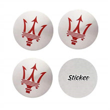 Load image into Gallery viewer, 4pcs 56,5mm Maserati Logo Wheel Center Stickers
