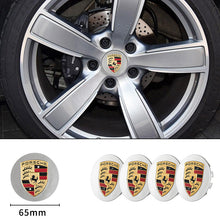 Load image into Gallery viewer, 4pcs Prosche LOGO Wheel Center Caps
