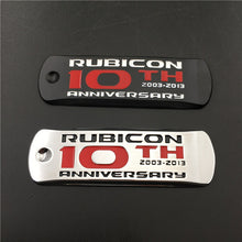 Load image into Gallery viewer, Rubicon 10th Anniversary Emblem Sticker for Jeep
