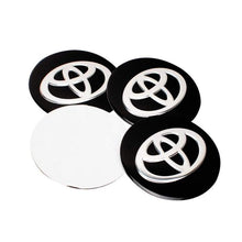 Load image into Gallery viewer, 4pcs 56.5mm Toyota Logo Wheel Hub Stickers
