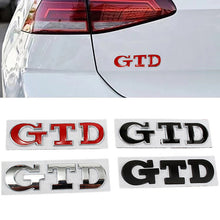 Load image into Gallery viewer, Golf GTD Black Emblem Sticker

