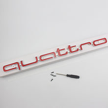 Load image into Gallery viewer, 44x4cm audi quattro emblem
