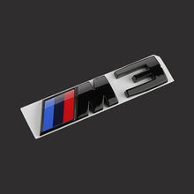 Load image into Gallery viewer, Silver and Glossy Black Plastic For BMW M Sticker Logo M1 M2 M3 M4 M5 M6 E30 E36 E39 E46 E60 E90 F10 F20 F30 G01 G30 X1 X3 X5
