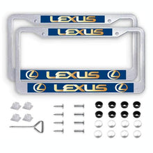 Load image into Gallery viewer, 2pcs Lexus License Plate Frames with Screw Caps
