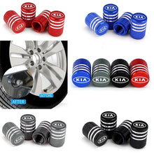 Load image into Gallery viewer, 4pcs KIA Logo Tire Valve Caps
