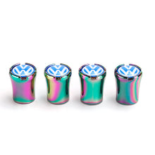 Load image into Gallery viewer, 4pcs Volkswagen Logo Tire Valve Caps - Neo Chrome

