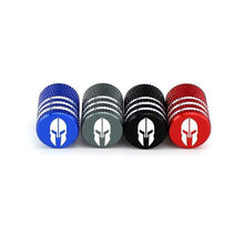 Load image into Gallery viewer, Knight Armor Helmet Logo Tire Valve Caps
