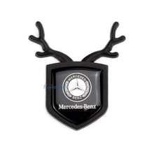 Load image into Gallery viewer, 2pcs Black Shield Antler Emblem Mercedes-Benz
