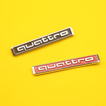 Load image into Gallery viewer, Car Rear Trunk Sticker Audi Quattro Logo
