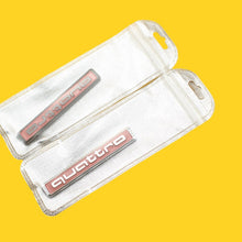 Load image into Gallery viewer, Car Rear Trunk Sticker Audi Quattro Logo
