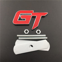 Load image into Gallery viewer, 3D Zinc Alloy GT Emblem For Audi A4 A6 Ford Mendoe Mustang BMW E60 E90 F10 F30 Rear Trunk Badge Car Decals Sticker Grille
