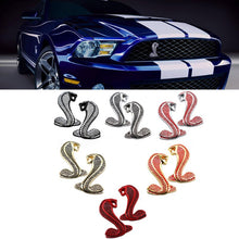 Load image into Gallery viewer, For Ford SHELBY Logo F150 Mondeo Mustang Focus 3 2 Fiesta MK7 Kuga Alloy Car Sticker Styling Auto Front Grille Emblem Decoration
