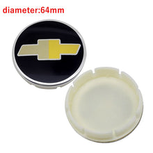 Load image into Gallery viewer, 4pcs 53/58/59/64/83mm Chevrolet Logo Wheel Center Caps
