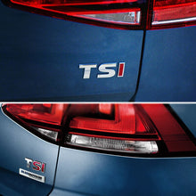 Load image into Gallery viewer, 1Pcs New 3D Metal TSI Car Side Fender Rear Trunk Emblem Badge Decals for VW Volkswagen Sagitar Golf Magotan Golf Tiguan Passat
