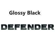 Load image into Gallery viewer, Refitting Car Front Hood Badge Rear Trunk Sticker Emblem for Land Rover DEFENDER Letters Badge Decal Decoration

